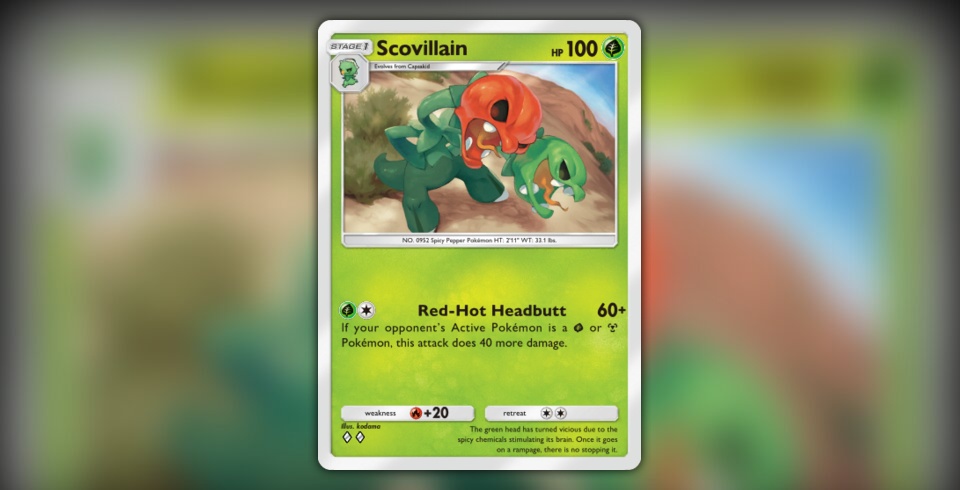 scovillain pokemon card Pokemon TCG - Scovillain Obsidian Flames Holographic Card 025/197 main image 0