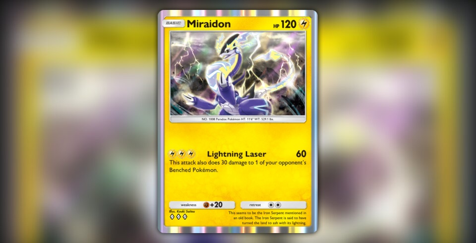 Miraidon (Paldean Wonders #45/131, 3-Diamonds) | Pokmon TCG Pocket Miraidon (Paldean Wonders #45/131, 3-Diamonds) | Pokmon TCG Pocket