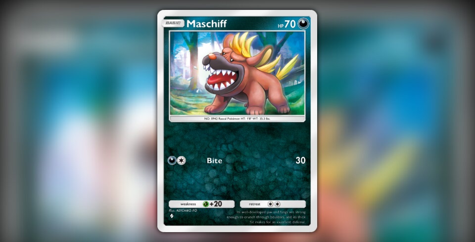 maschiff pokemon card Pokémon TCG: Mabosstiff ex Box