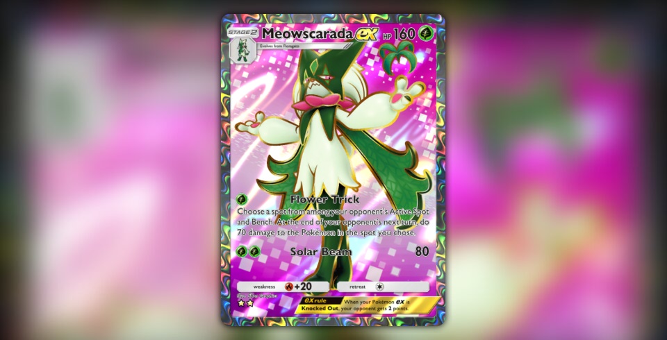 Meowscarada ex (Maravilhas de Paldea #100/131, 2 Estrelas