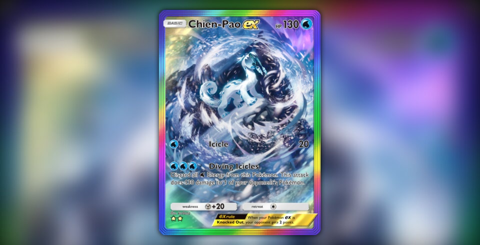 Chien-Pao ex (Paldean Wonders #112/131, 2-Stars) | Pokmon TCG Pocket