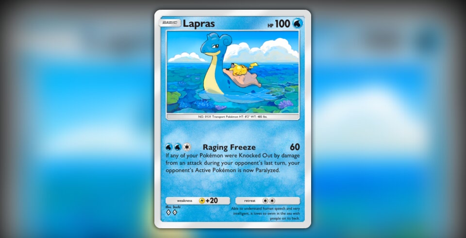 lapras pokemon card worth Amazon.com: Pokemon – Lapras ex 032/142 main image 1
