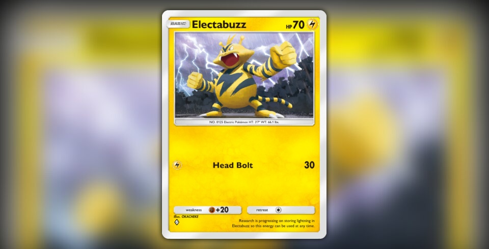 electabuzz pokemon card Electabuzz 29/111 Common Pokemon Card NM main image 0