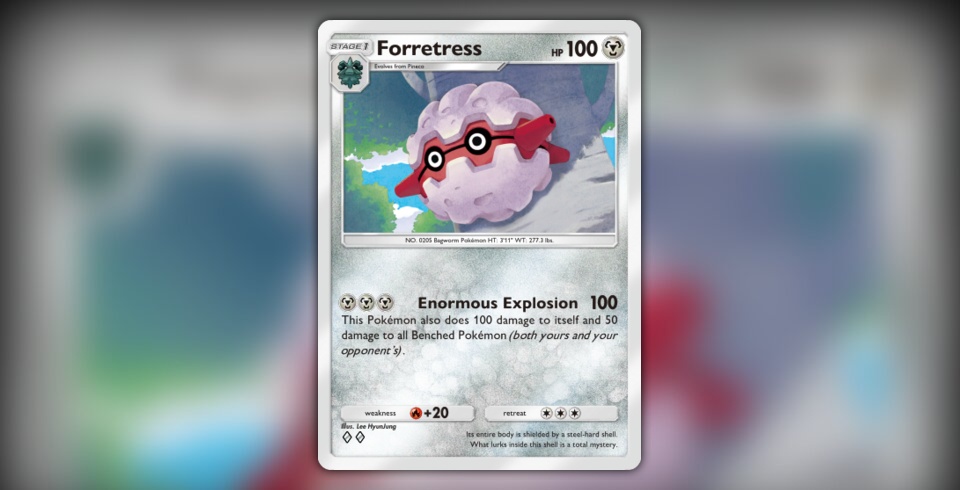 forretress pokemon card Shiny Forretress EX Full Art Ultra Rare Paldean Fates 212/091, NM Poke main image 0