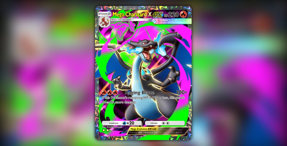 Mega Charizard X ex (Mega Brilho #76/117, 2 Estrelas) | Pokémon
