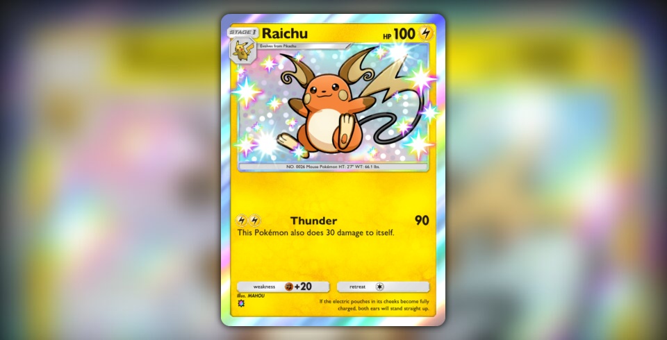 Raichu (Mega Shine #97/117, 1-Star Shiny) | Pokmon TCG Pocket