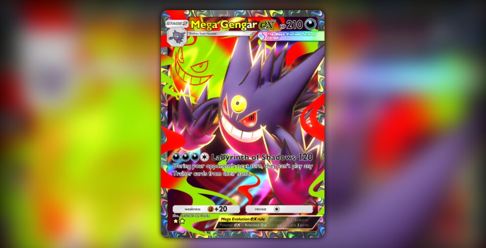pokemon mega gengar card Pokémon TCG: Mega Gengar ex Mega Battle Deck main image 1
