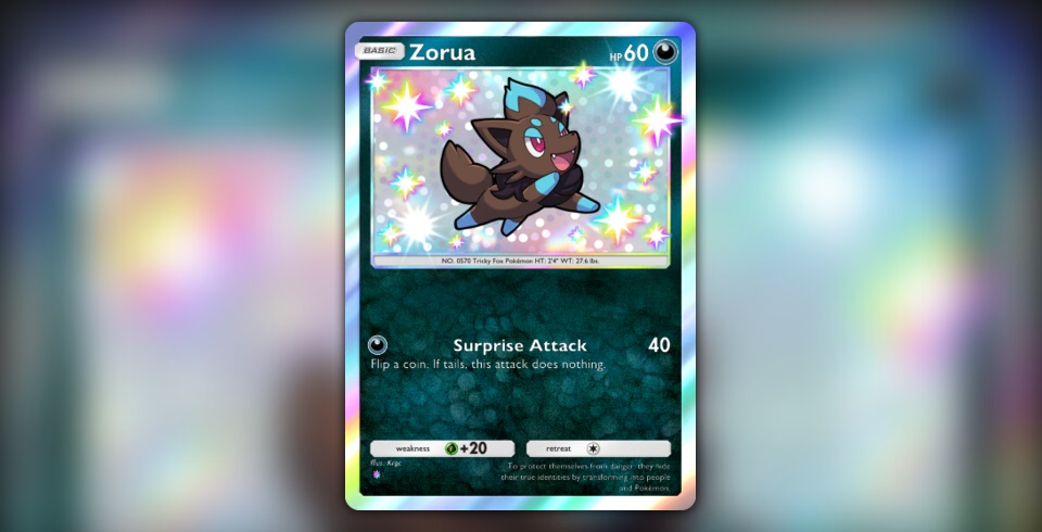 Zorua (Mega Shine #102/117, 1-Star Shiny) | Pokmon TCG Pocket