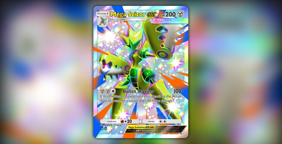 Mega Scizor ex (Mega Shine #115/117, 2-Star Shiny) | Pokémon TCG