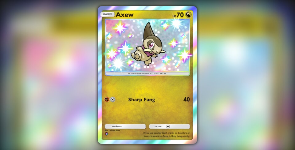 Axew (Mega Shine #108/117, 1-Star Shiny) | Pokmon TCG Pocket Axew (Mega Shine #108/117, 1-Star Shiny) | Pokmon TCG Pocket