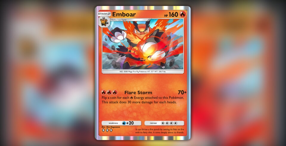 pokemon emboar card Pokémon Mega Emboar ex Collection Box