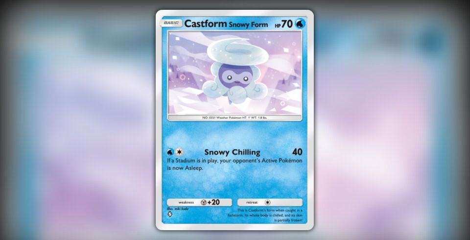 Castform Snowy Form (Pulsing Aura #41/234, 1-Diamond) | Pokmon TCG Pocket Castform Snowy Form (Pulsing Aura #41/234, 1-Diamond) | Pokmon TCG Pocket