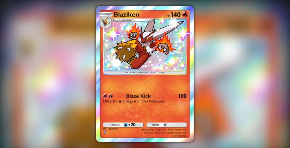 Blaziken (Pulsing Aura #208/234, 1-Star Shiny) | Pokmon TCG Pocket