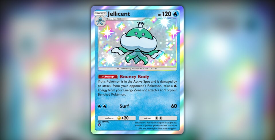 jellicent pokemon card Jellicent(D) {W} 003/018 [BKB] – 晴れる屋2 main image 1