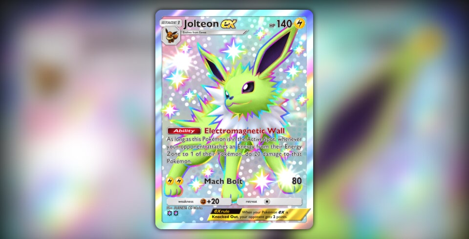 shiny jolteon pokemon card Amazon.com: Pokemon main image 1