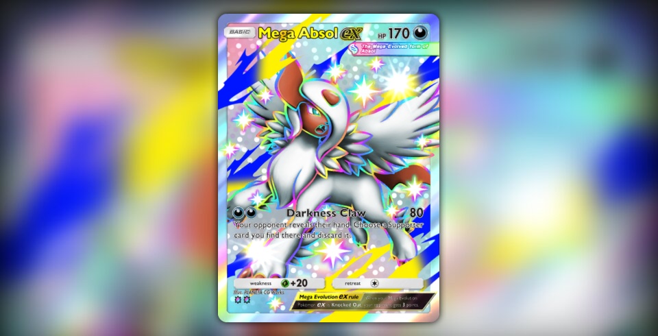 Mega Absol ex (Pulsing Aura #230/234, 2-Star Shiny) | Pokmon TCG Pocket