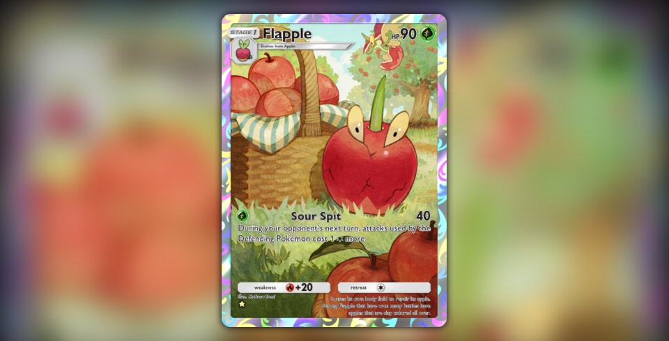 gamestop flapple pokemon card Flapple (022/192) (GameStop Exclusive) [Sword & Shield: Rebel Clash]