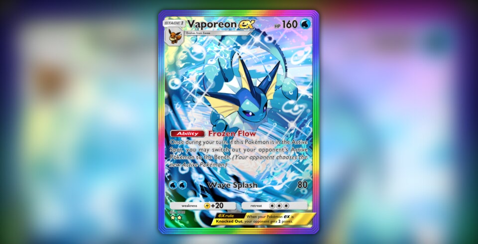 pokemon cards vaporeon ex Pokemon Vaporeon ex SAR Eeveelutions Terastal Festival ex High Class s —  Japan2UK main image 0