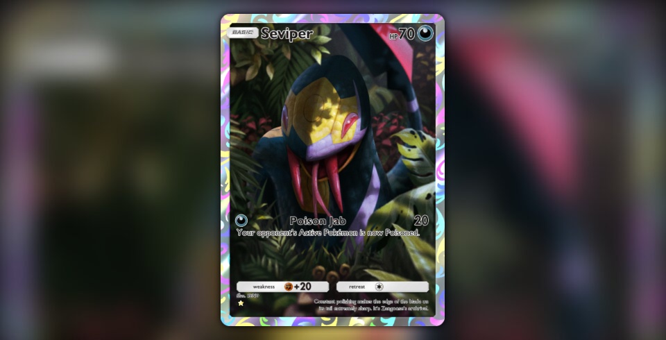 Seviper (Pulsing Aura #173/234, 1-Star) | Pokmon TCG Pocket
