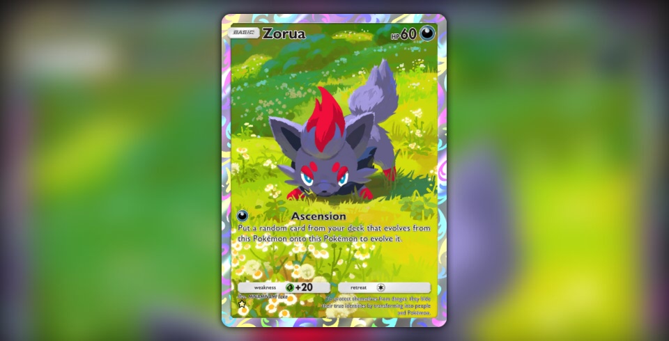 Zorua (Pulsing Aura #174/234, 1-Star) | Pokmon TCG Pocket