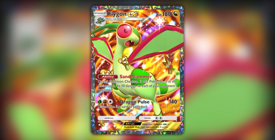 Flygon ex (Pulsing Aura #188/234, 2-Stars) | Pokmon TCG Pocket