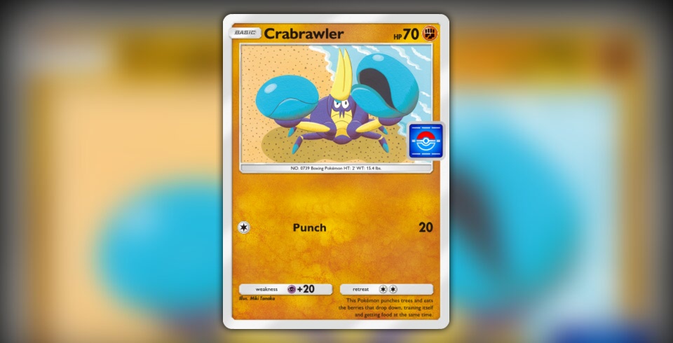 Crabrawler (PROMO-A #71/92, Promo) | Pokmon TCG Pocket