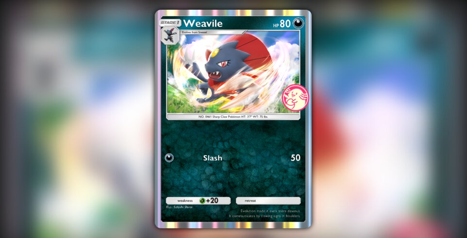 Weavile (PROMO-A #100/92, Promo) | Pokmon TCG Pocket