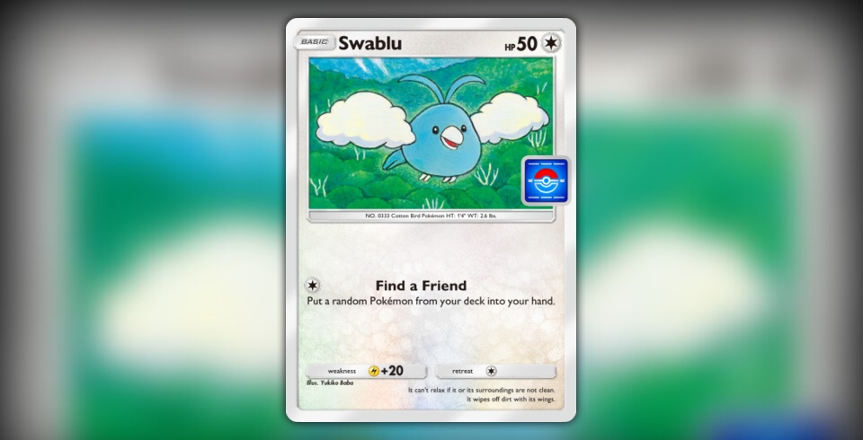 pokemon card swablu Swablu (152/182) [Scarlet & Violet: Paradox Rift] main image 0
