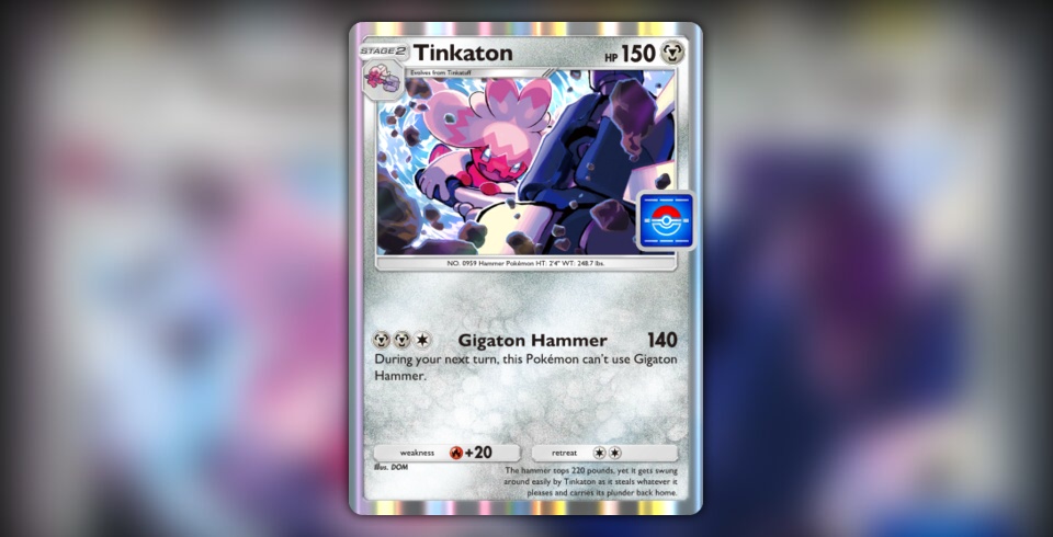 Tinkaton (PROMO-B #38/48, Promo) | Pokmon TCG Pocket Tinkaton (PROMO-B #38/48, Promo) | Pokmon TCG Pocket