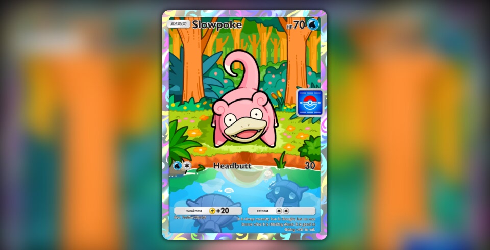 Slowpoke PROMO B 42 48 Promocional Pok mon TCG Pocket