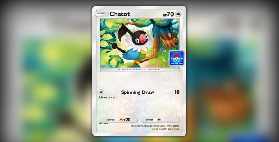 Chatot (PROMO-B #46/48, Promo) | Pokmon TCG Pocket