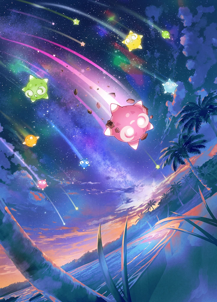 minior pokemon card full art Pokemon - Minior 201/182 - Paradox Rift - Illustration Rare main image 0